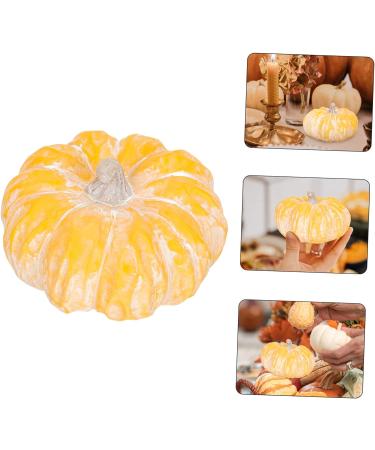 Alipis 3pcs Pumpkin Decoration Artificial Thanksgiving Pumpkin Decor Pumpkin Model Decorative Pumpkin Vintage Decor Dollhouse Miniatures Food Miniature Dollhouse Ceramics Props Window - Buy Online on SooperMarket.com