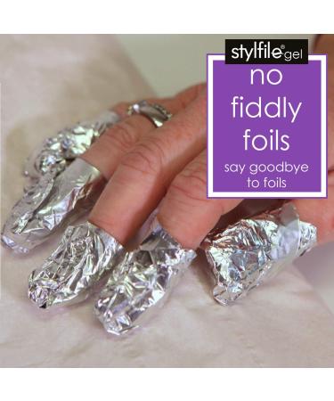 STYLFILE Gel Nail Polish Remover Clips Original - Acetone Soak-Off Clip UV Gel Shellac Varnish Removal Set - Buy Online on SooperMarket.com