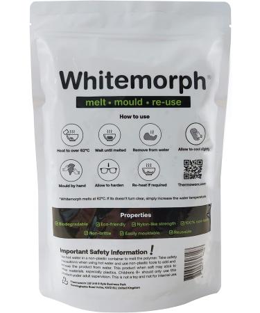 Thermoworx Whitemorph 2.2lb Hand Moldable Bioplastic - Melt, Mold, and Reuse - Buy Online on SooperMarket.com