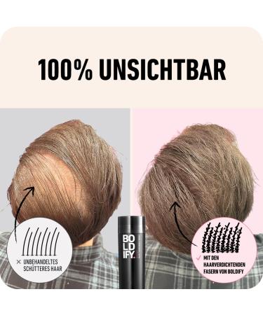 Boldify Scatter Hair Powder for Thinning Hair - Dark Blonde Natural & Invisible 56g - Hides Hair Loss in 15 Sec Perfect for Men & Women - Buy Online on SooperMarket.com