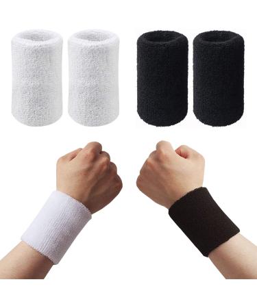 Niuhong 4 Pcs Stretchy Bracelet Welding Tapes - Comfortable & Breathable Cotton Bands for Fitness Running & Ball Games - Flexible Wristband Equipment - Buy Online on SooperMarket.com