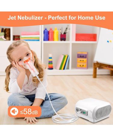 Portable Compressor Nebulizer for Adults & Kids - Personal Steam Inhaler for Breathing Problems - Buy Online on SooperMarket.com