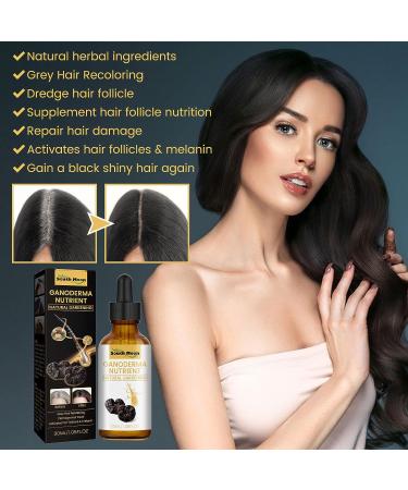 VisTapex DARKA Anti-Greying Hair Serum - Ganoderma Nutrient for Healthier, Thicker Hair (3Pcs) - Buy Online on SooperMarket.com
