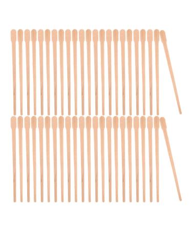 Beaupretty Wachsstabchen 100 large wax wax wood-body-hair removal sticks wooden wood spatula sticks for hair removal and smooth skin wax sticks