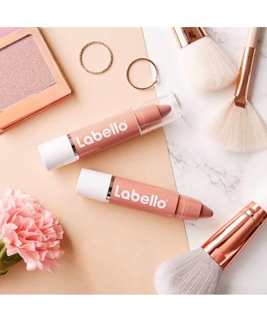 Buy Labello Lips2KÃ Color Lip Balm Rosy Nude 3-Pack | Intensive Color & Care | Lipstick & Balm Combo - Buy Online on SooperMarket.com