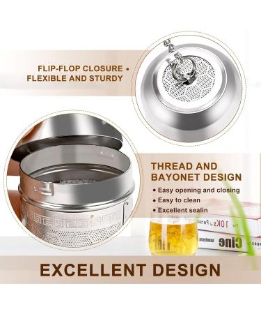 Tea Infusers for Loose Tea 3PCS Loose Leaf Tea Steeper Premium Tea Strainers for Loose Tea Brew Tea Spices & Seasonings - Buy Online on SooperMarket.com