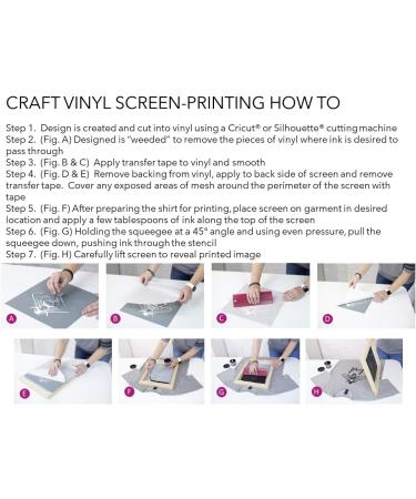 Speedball Beginner Screen Printing Craft Vinyl Kit for Custom T-Shirts and Home Decor - Buy Online on SooperMarket.com