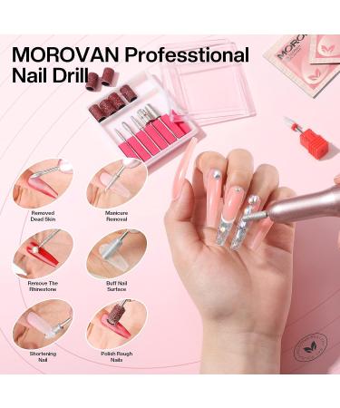 Morovan Acrylic Nail Kit with Drill - Complete Professional Set for Beginners - Glitter Acrylic Nails DIY Art - Salon-Quality Supplies - A-FOUR SEASON - Buy Online on SooperMarket.com