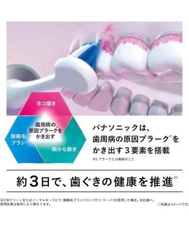 Panasonic EW-DP56 Doltz High Grade Bluetooth Electric Toothbrush (Silver) | 2022 Model | Japan Import - Buy Online on SooperMarket.com