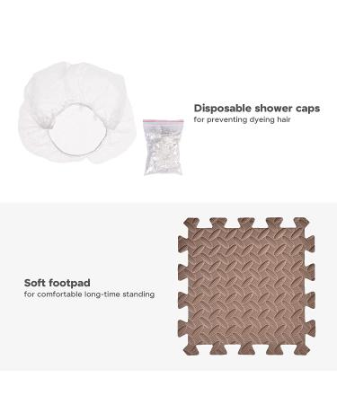 AW Black Portable Spray Tanning Tent Pop Up Booth | Sunless Waterproof with Clear Window & Carry Bag | 49x45x84 - Perfect for Makeup & Painting - Buy Online on SooperMarket.com