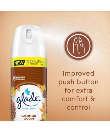 Glade Cashmere Woods Room Spray 8.3 oz - Pack of 6 | Long-Lasting Air Freshener - Buy Online on SooperMarket.com