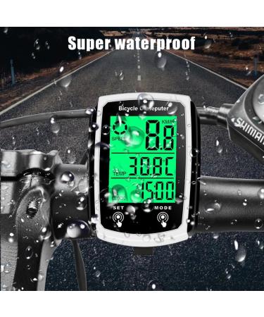 Buy Hojalis Bike Computer - Wired Speedometer with 19 Functions | Waterproof Multifunctional Bicycle Tacho - Buy Online on SooperMarket.com
