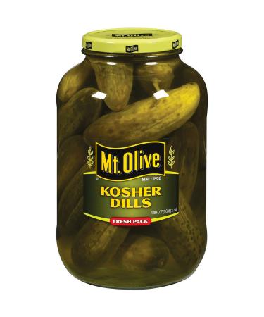 Mt. Olive Kosher Dills Fresh Pack Pickles 128 fl. oz. A1