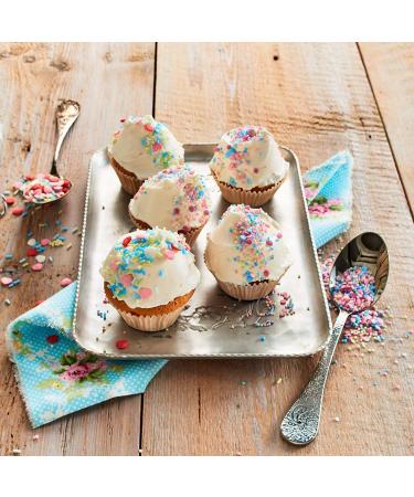 Shop Call Organic Decor Darlings Colorful Vegan Sprinkles Mix (4 Varieties) | 140g Sugar Sprinkles Pearls & Hearts No Artificial Dyes - Buy Online on SooperMarket.com