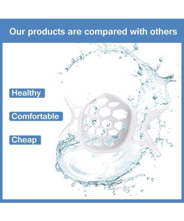3D Silicone Bracket for Bandana - Mask Inner Support Frame for More Breathing Comfort (10 White) - Buy Online on SooperMarket.com