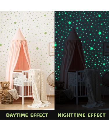 Glow in The Dark Star Wall Stickers - 521pcs Realistic 3D Luminous Stars for Kids Bedroom Decor - Buy Online on SooperMarket.com