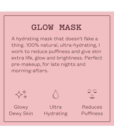 Frank Body Glow Mask | Ultra-Hydrating 5min Face Mask | Naturally Derived Shea & Cocoa Butters | Soothes Skin & Fights Puffiness | 80ml - Buy Online on SooperMarket.com