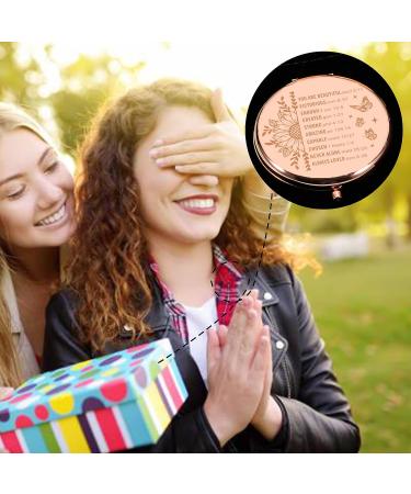 Inspirational Religious Pocket Makeup Mirror - Christian Gift for Women with Bible Verse - Perfect for Baptism, Graduation, Christmas, Birthday - Sister & Friends - Buy Online on SooperMarket.com