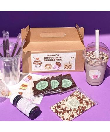 Personalised Chocolate Bubble Tea Kit - Buy Online on SooperMarket.com