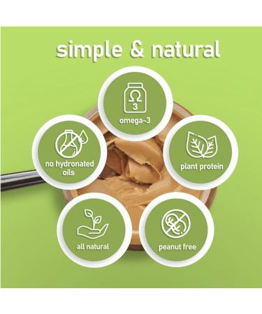 WOWBUTTER Crunchy Soya Spread - Peanut Butter Crunchy Alternative - Vegan, Gluten-Free, Halal, Kosher - 7g Protein, 1000mg Omega 3 - All-Natural - 500g (3 Pack) - Buy Online on SooperMarket.com