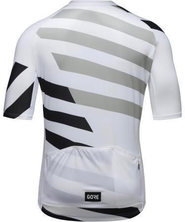 GORE WEAR Spirit Signal Chaos Jersey XL - White/Black | Premium Cycling Apparel for International Shipping - Buy Online on SooperMarket.com