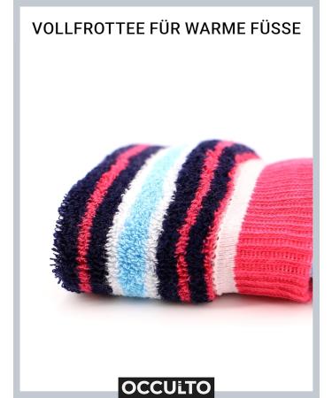 Occulto Children's Ski Socks 2-Pack Mondi - Size 35-38 Blue | Premium International Shipping - Buy Online on SooperMarket.com