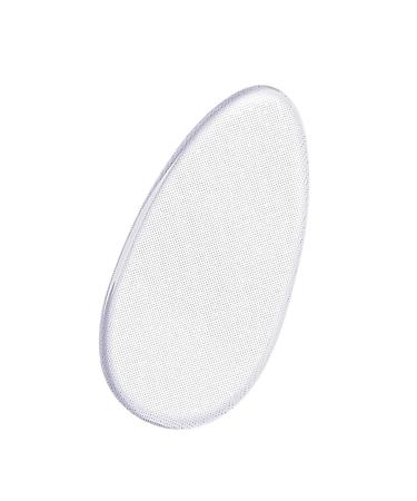 Veeteah Heel Scrubber - Glass Callus Remover - Clear in-Shower Foot Scrubber Callus Remover Pedicure Foot File for Smoothing Feet Dead Skin Egg
