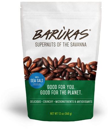 Barukas: The Healthiest Nuts in the World (Salted, 12 oz) Sea Salt 12 Ounce (Pack of 1)