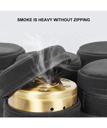 Brrnoo Smoke-Free Moxa Box - Copper Fabric Belt for Pain Relief | Portable Moxibustion Package for Back Neck & Knee Joint Pain - Buy Online on SooperMarket.com