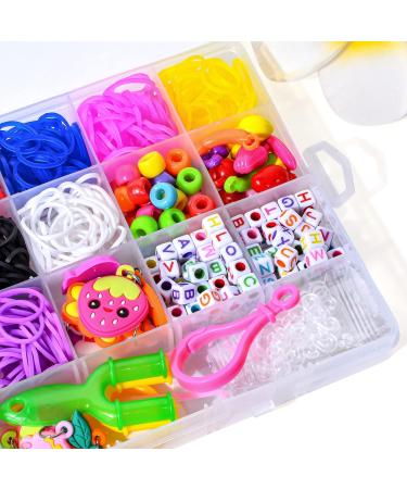 2000+ Rubber Band Bracelet Kit | Loom Bracelet Making Set for Kids | Refill Loom Set with Rubber Bands | Bracelet Making Kit - Buy Online on SooperMarket.com
