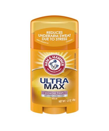 Arm & Hammer UltraMax Antiperspirant Solid Deodorant For Women Powder Fresh 1.0 oz (28 g)