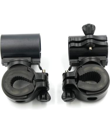 GOSONO 2 pcs 360 Degree Cycling Bicycle Bike Mount Holder for LED Flashlight Clip Clamp - Buy Online on SooperMarket.com