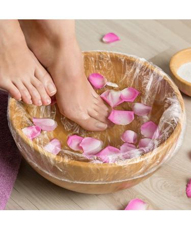 Noverlife 100PCS Disposable Pedicure Spa Liners - Clear Plastic Foot Tub Liners for Single Use in Salons and Homes - Buy Online on SooperMarket.com