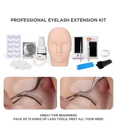 Professional Eyelash Extension Kit with Mannequin Head | BEYELIAN Lash Training Supplies - Buy Online on SooperMarket.com