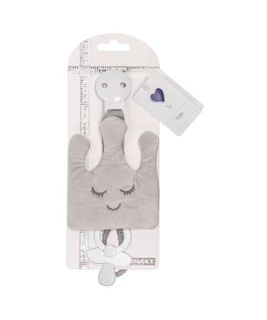 Original Dooky Cuddly Friends Pacifier Clip Crown | Cuddly Toy & Secure Stroller Attachment for Infants | 15 cm Length - Buy Online on SooperMarket.com