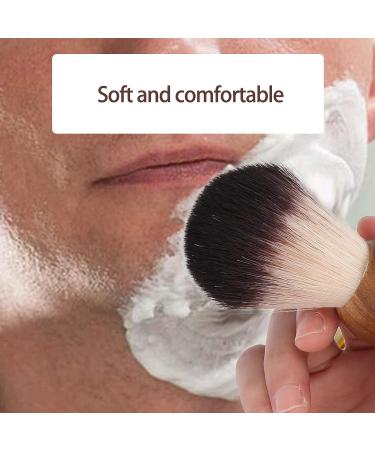 Professional Shaving Brush with Wooden Handle - Perfect for Home Hair Salons & Men s Grooming - Buy Online on SooperMarket.com