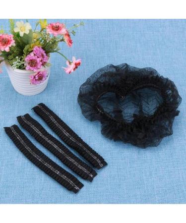 F Fityle 100pcs Disposable Beret Caps - Fleece Head Caps for Hygiene & Cosmetics in Black - Buy Online on SooperMarket.com