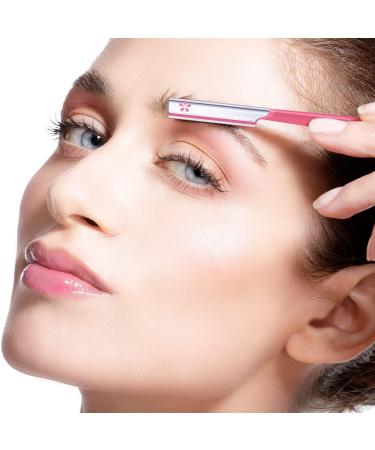 10 Pieces Eyebrow Razor for Women - Facial Shaver & Brow Shaper Trimmer Tool (Pink) - Buy Online on SooperMarket.com