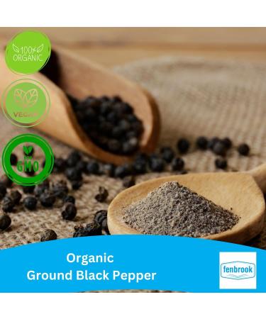 Organic Ground Black Pepper 500g | Certified Organic by Fenbrook Organic - Buy Online on SooperMarket.com