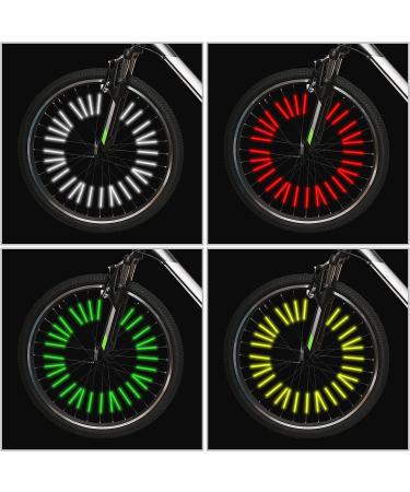 Inheming 48 PCS Bike Spoke Reflectors - Decorative Wheel Wraps for Kids Road & Mountain Bikes - Buy Online on SooperMarket.com