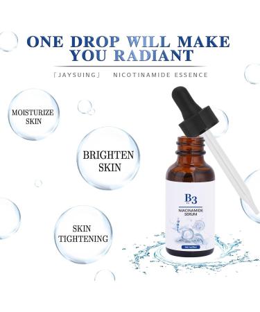 Nmbol Niacinamide Serum for Face Niacinamide Serum Anti-Aging Facial Essence Reines 5% Niacinamide Vitamin B3 & Hyaluronic Acid Pkin brightening essence for fading dark spots. - Buy Online on SooperMarket.com