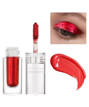 CHARMACY Multichrome Liquid Glitter Eyeshadow Intense Chameleon Shifting Metallic Eyeshadow High Pigmented Long lasting with No Crease Sparkling Eyeshadow (#22)