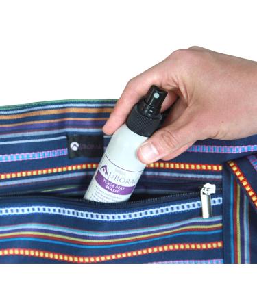 AURORAE Yoga Mat Tote Bag - Extra Wide for Most Yoga Mats & Accessories, Navy Multi - One Size - Buy Online on SooperMarket.com