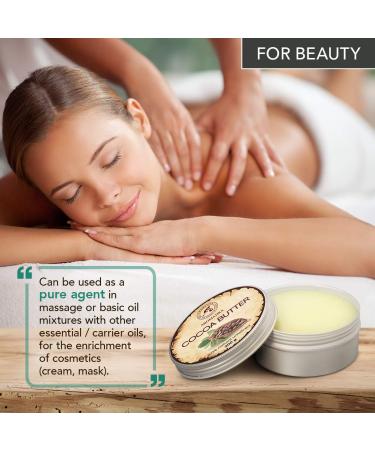 Pure Cocoa Butter 200g - Unaffected Native Quality for Lip Care Stretch Marks & Body Butter - South Africa - Buy Online on SooperMarket.com