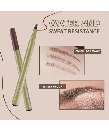 Eyebrow Waterproof - Waterproof Makeup Eyebrow Pencils with No Smudge - Beauty Products for Shopping Dating Traveling Gathering Home Puchen Dark Brown - Buy Online on SooperMarket.com