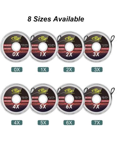 SF Clear Fluorocarbon Tippet Line for Trout Fishing - 100M 3X Leader Tippet - Buy Online on SooperMarket.com