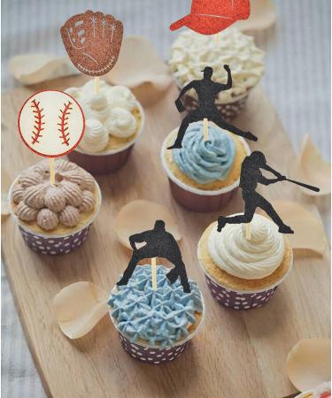 32PCS Baseball Cupcake Toppers Birthday Sport Theme Baby Shower Kids Birthday Party Cake Decorations Supplies Style 1 - Buy Online on SooperMarket.com