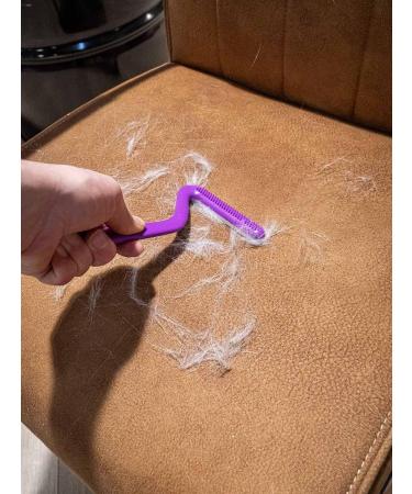 Petrebels Cat Hair Remover & Lucky 7 Dual-Sided Brush for Furniture Couch & Scratching Post | Best Cat Hair Removal Solution - Buy Online on SooperMarket.com