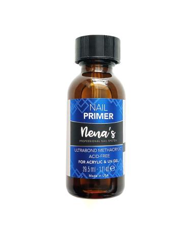 Nena's No-Burn Acid-Free Primer XTRABOND for Acrylic & UV Gels 1 oz 30ml Nail
