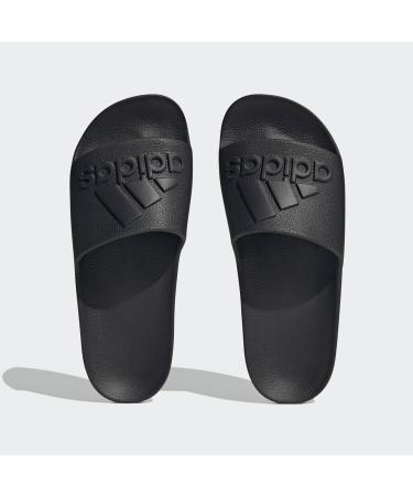 Adidas Unisex Adilette Aqua Slipper 47 EU - Core Black Slides for Ultimate Comfort | International Shipping Available - Buy Online on SooperMarket.com